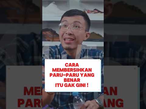 Cara membersihkan paru-paru 👍 #drtirta #edukasi #kesahatan