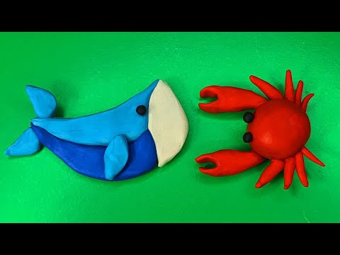 How To Make Clay Sea Animals  | Clay Modeling Projects