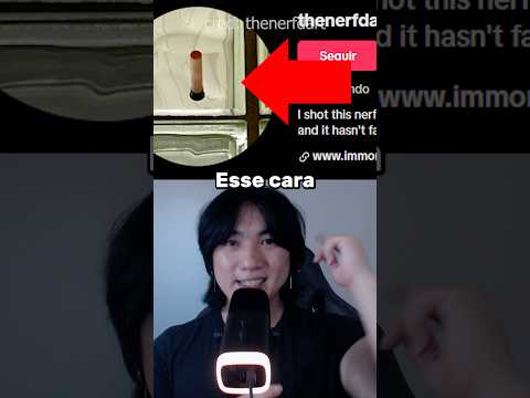 A BALA NERF GRUDADA A MAIS DE 10 ANOS