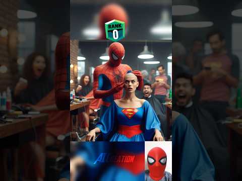 Marvel and DC heroes are becoming hairstylist.who are the best? #spiderman #marvel #brawlstars