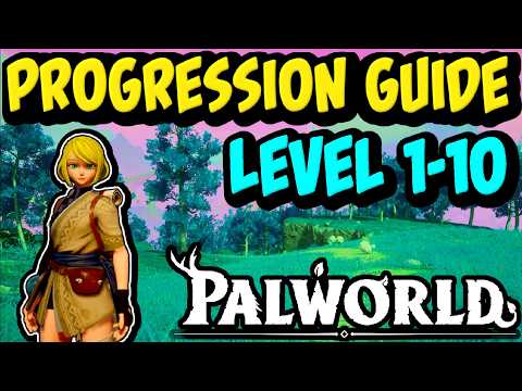 COMPLETE BEGINNER GUIDE - Palworld Levels 1-10 - How To Get A Good Start (2025)