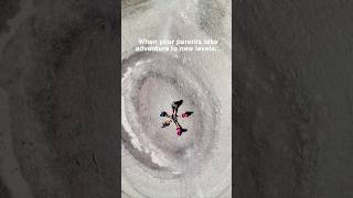 When your parents misunderstand “vacation” and you practically end up on Mars #drone #travelfamily