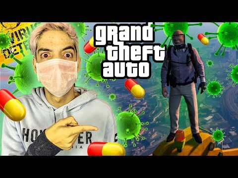 TENGO CORONAVIRUS EN GTA V | MOMENTOS DIVERTIDOS