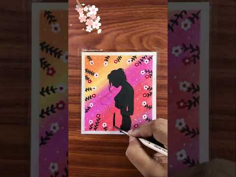 😍 Ooo Maa Tuu Kitni Acchi Hai 💕| Mother's Day drawing #shorts