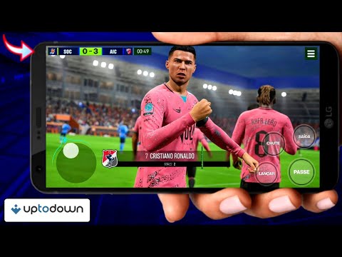 ESTE JOGO DE FUTEBOL É INCRIVEL GRAFICOS E FACES REALISTAS MODOS DE JOGO