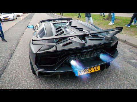 Supercars Accelerating LOUD! Aventador SVJ Novitec, GT3 RS iPE, R8 V10, SF90, Huracan STO, GTR..