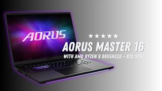 Gigabyte Aorus Master 16 (2026) REVIEW: Ryzen 9 9955HX3D + RTX 5090!