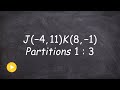 Calculating Partition Points in Geometry