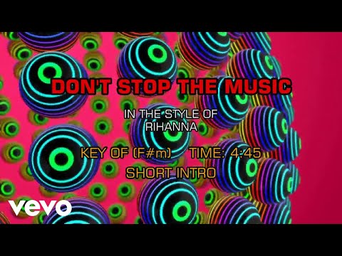 Rihanna – Don’t Stop The Music (Karaoke)