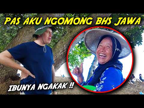 Bule Pura-Pura T0L0L Gak Bisa Bhs Jawa Di Pantai !!