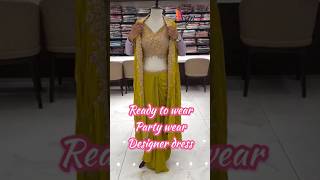 TRENDING WEDDING WEAR THREE PIECE BLOUSE SKIRT AND SHRUG WITH SEQUENCE EMBROIDERY WORK @ 1599/-