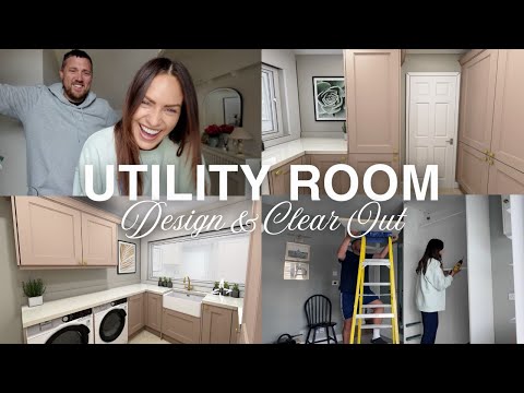 Utility Room Renovation Stage 1: Before, Clearing the Space + Our Design Plans!