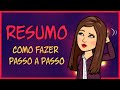 Dicas para Resumir Textos