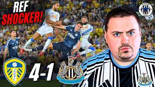 LEEDS 4-1 NEWCASTLE UNITED REACTION REF SHOCKER AGAIN!🤬