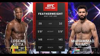 UFC Paris : Кейта VS Наимов