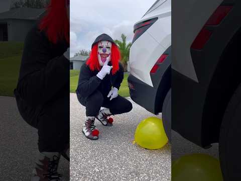Sneaky clown took my car 🚙🤡 #shorts