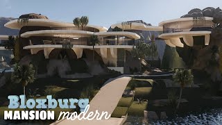 Bloxburg: Mountain Luxury Mansion House | House Build | Roblox