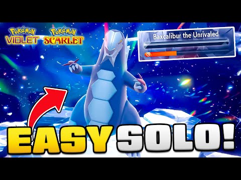 The BEST Pokemon to SOLO 7 Star BAXCALIBUR Tera Raid in Scarlet and Violet