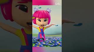 Lya-Lya transmite buenas vibras | D Billions Canciones Infantiles #shorts #db