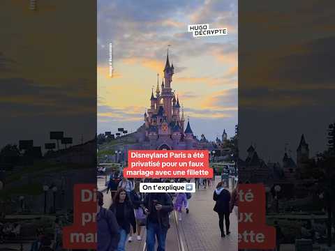 Disneyland Paris a été privatisé pour un faux mariage avec une fillette de 9 ans, on t’explique ⬆️