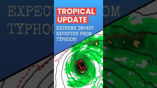 Super Typhoon Sinlaku Nearing the Mariana Islands! #weather #typhoon #sinlaku