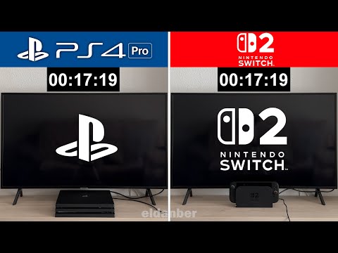 PS4 Pro vs NINTENDO SWITCH 2 | Graphics and Loading Times - Comparison (4K 60FPS)