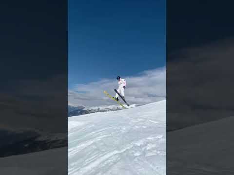 Where is she going 🤣#funny #ski #fyp #fail #foryou