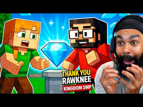 RAWKNEE NE BACHA LIYA | Kingdom SMP @TheRawKneeGames @KhatarnakIshan @SenpaiSpider