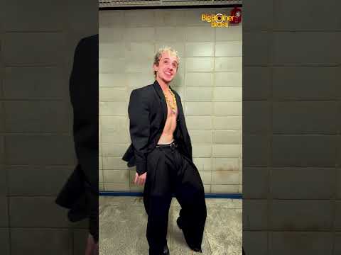 Diretamente do pódio, Juliano Floss lançando a braba do BTS🕺✨ | BBB 26 | #shorts