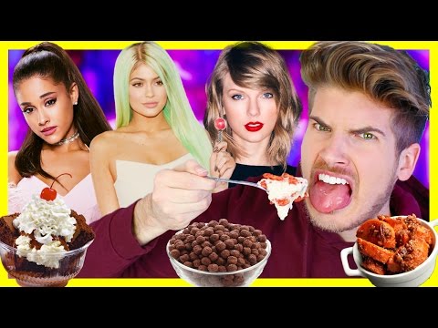 TRYING CELEBRITIES FAVORITE FOODS!