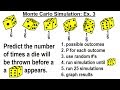 Monte Carlo Simulation and Dice Probability