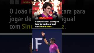 'O JOÃO VEIO PARA FICAR!' 🇧🇷🎾 André Ghem foi só elogios para o brasileiro! #shorts