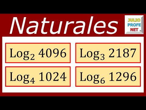 Logaritmos en los naturales | Ej. 1 → 4 #julioprofe