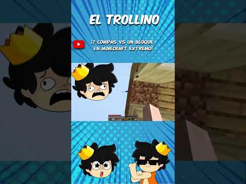 ¡7 COMPAS vs UN BLOQUE en MINECRAFT EXTREMO!