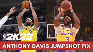 Anthony Davis JUMPSHOT FIX! NBA 2K23