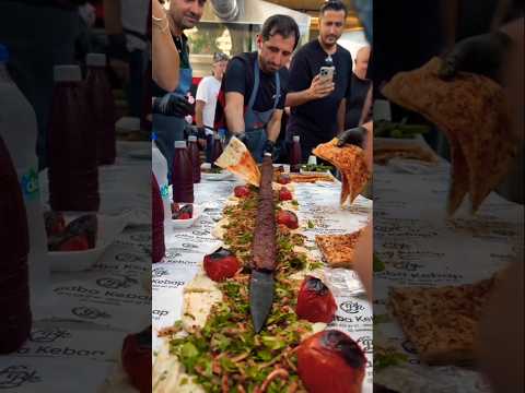 সবচেয়ে লম্বা টার্কিশ শিক কাবাব | #reels #food #trending #kebab #viralvideo #viralshorts #comedy