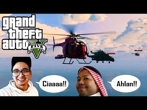 GTA 5 Online NGAKAK ABIS! (34) RUSUH BARENG YOUTUBER!! HAHAHA (ft. Edho Zell & Usamah Duo Harbatah)