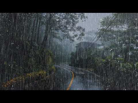 Vencer el Estrés y Insomnio por La Noche - Sonido Relajante de Lluvia Para Dormir