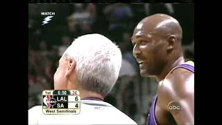 Los Angeles Lakers vs  San Antonio Spurs 2004 WCSF Game 1