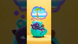 Bartleby the Cat Just Wants to Relax! 🐱💤 #trueandtherainbowkingdom #catshorts