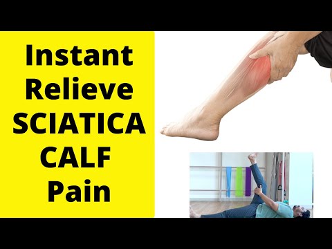 Best Exercises To Relieve Sciatica Pain In Calf | Self Massage For Calf Pain Relief