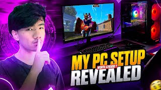 Mikey FF Full PC Setup & Room Tour😍When Middle Class Boy Create His Own Gaming Room‼️❤️