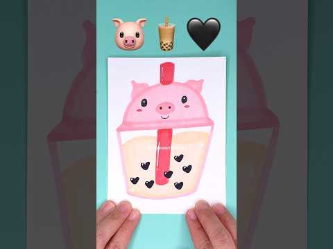 So Satisfying ???=⁉️ #shorts #satisfying #emojichallenge #viral #pig