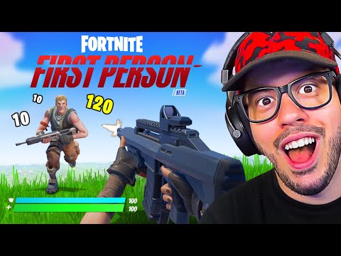 I Played *FIRST PERSON* Fortnite EARLY!