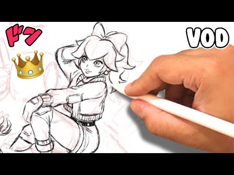 Hoy sólo dibujamos Waifus🍈🍈 | Why So Gurin