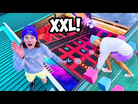 Wir bauen den HÄRTESTEN TRAMPOLIN PARKOUR! (Start vom CABRIO DACH!)