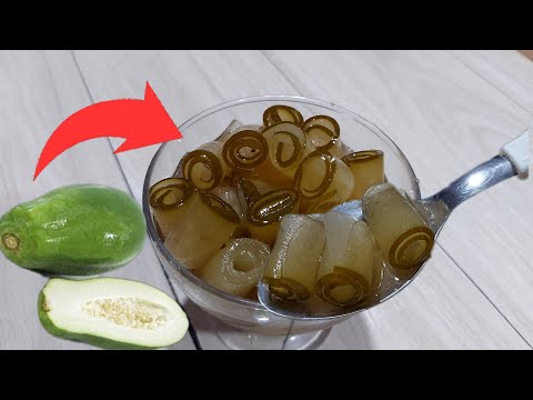DOCE DE MAMÃO VERDE SIMPLES E GOSTOSO