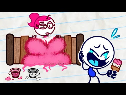 Dollars & Fence | Pencilmation Cartoons!