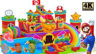 ASMR x 1.5 - Challenge _ Build Bowser's Super Giant Castle And Wait For Mario To Rescue The Princess