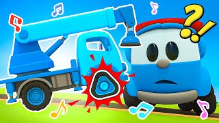 Cante com Léo, o caminhão, e os veículos de serviço! 🎵 Vamos ajudar o caminhão guincho e os carros!